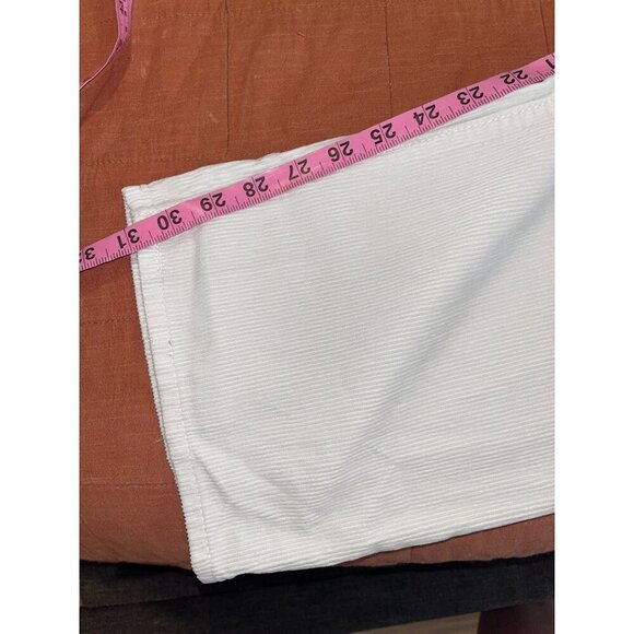 NWT Levis 94 Baggy Corduroy Pants Mid Rise Straight Leg Size 33 Cream Womens - Picture 11 of 12